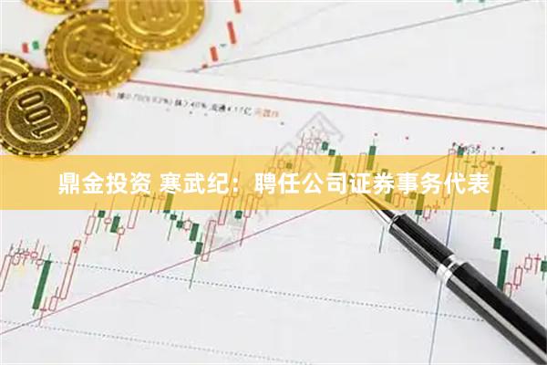 鼎金投资 寒武纪：聘任公司证券事务代表